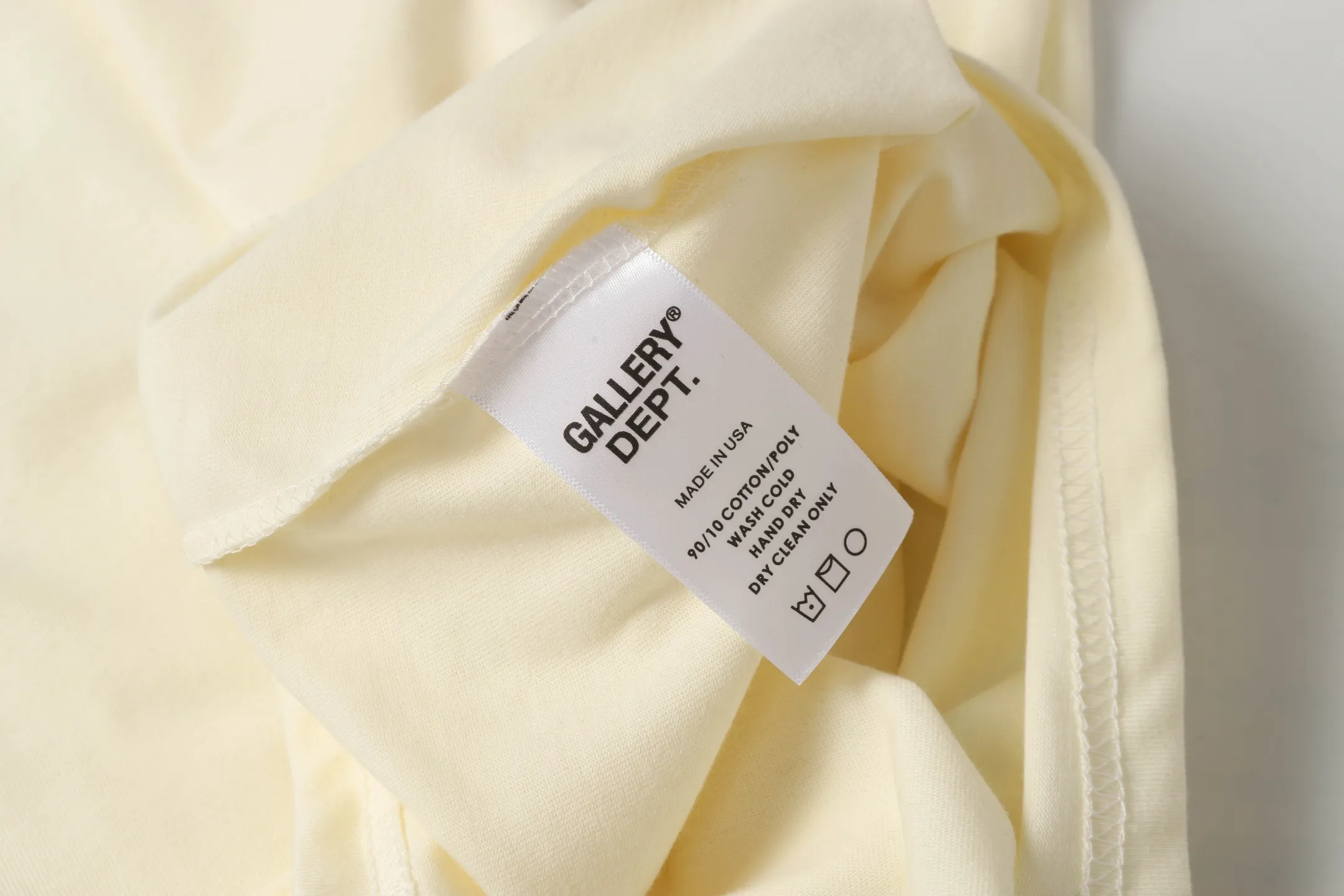 GALLERY.DEPT Summer new short-sleeved model number: D3328P104 Color: black apricot Size: S M L XL